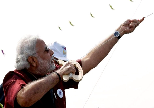 26th International Kite Festival Images | 26th International Kite Festival Pics | Photo of 0 | Gujarat CM Narendra Modi inaugurates 26th International kite festival