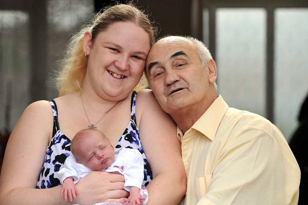 67 years old Man with Half His Age Wife Becomes Father
