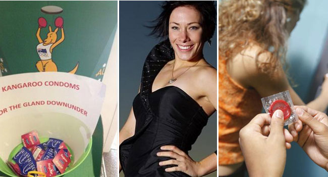Bucketful condoms in Olympic Village trigger probe