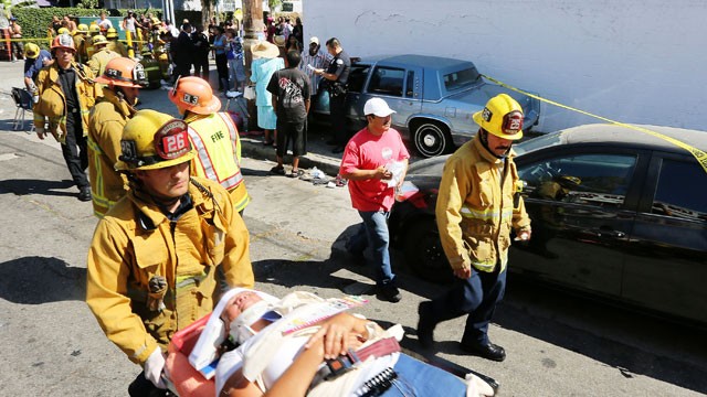  100-year-old driver hits 11 people in Los Angeles 