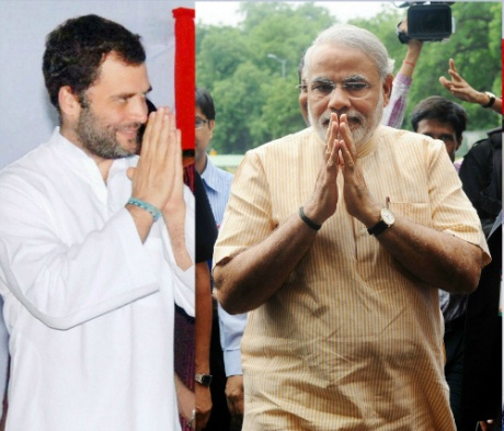 rahul gandhi vs narendra modi 