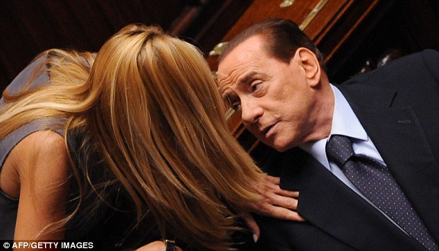 prime minister silvio berlusconi love affair 