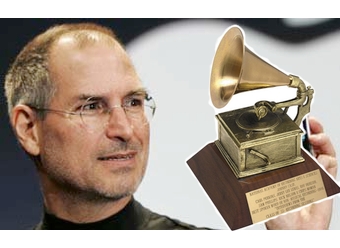 Steve Jobs receives Special Merit Award at the Grammys