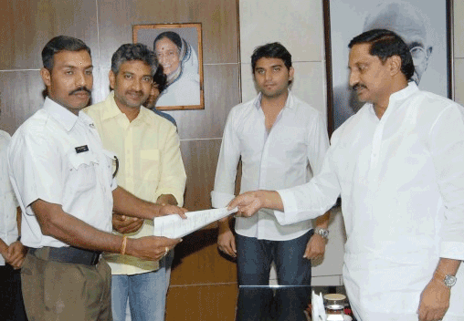 SS Rajamouli Meet CM Kiran