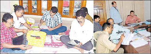 ACB raids on Guntur ACB Inspector's house