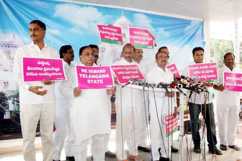 TRS MLAs suspended for unruly behaviour 