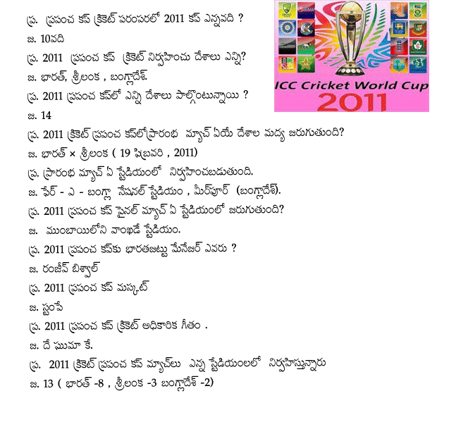 Cricket World Cup 2011 schedule, Cricket World Cup 2011 fixtures, Cricket World Cup 2011 venue and ICC Cricket World Cup