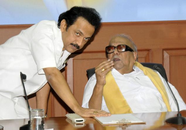 Karunanidhi hints Stalin will be his successor