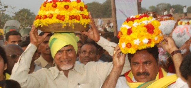 Chandrababu Padayatra completes 100 days