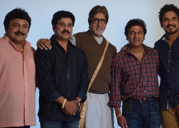 Nagarjuna with Amitabh Bachchan 