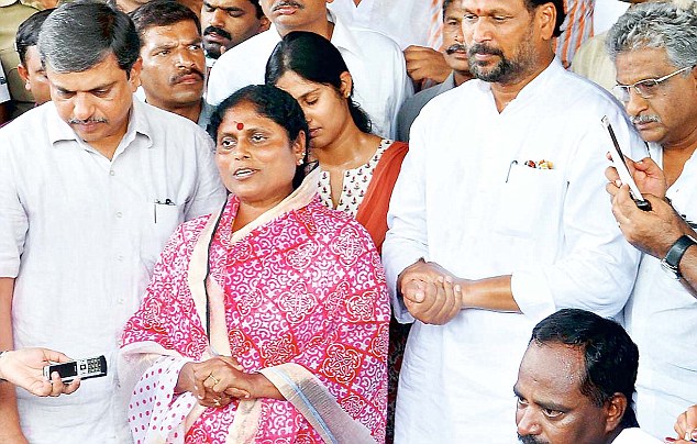  YSR Cong party leader YS Vijayamma 