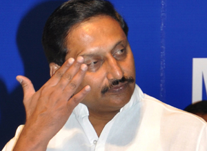 cm kiran kumar reddy