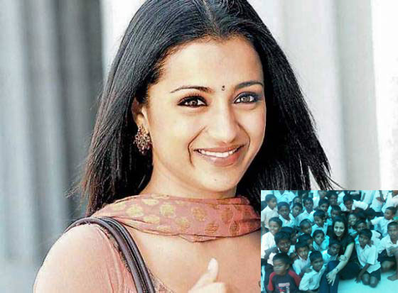 Actress Trisha at Love Care Centre