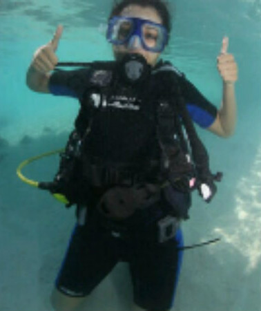 trisha scuba diving