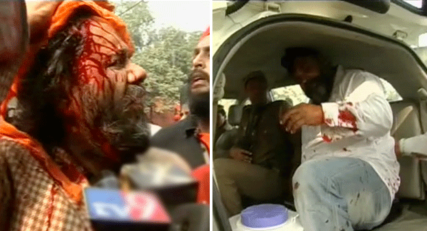 Several injured in violent clash outside Delhi gurdwara 