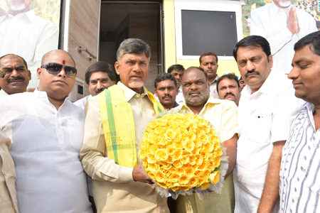 Chandrababu strong counter to KCR