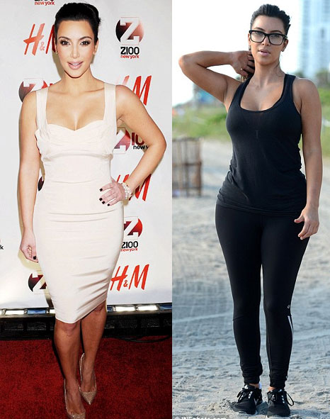 Curvy beauty Kim all set to lose extra weight 