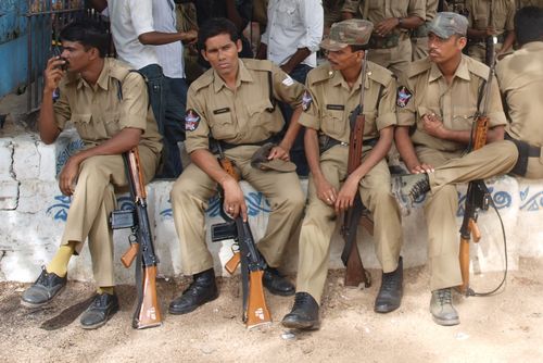 santhnagar police constable strike in hyderabad