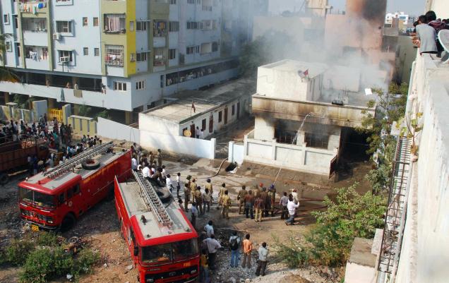  Fire accident in Nacharam 