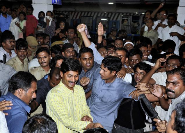  YSR Congress Party  leaders fights