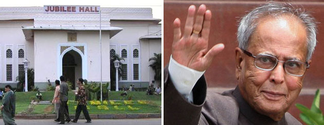 Minor Fire in Hyderabad's Jubilee Hall after Pranab visit