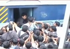 Rrb candidates give train passengers the jitters