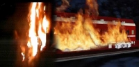 Train accident due to short circuit problem