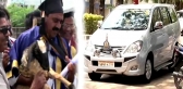 Bhumana innovative protest misuse of ttd funds for officials cars