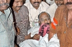 Home minister nayani narsimha reddy sieged