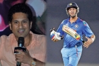 Sachin tendulkar bats for yuvraj singh