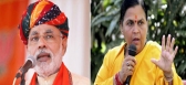 Political uma bharti takes on narendra modi