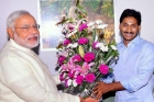 Jagan meets modi to offer his support