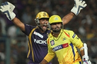 Kolkata knigh riders won champions league first match against chennai super kings