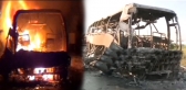 44 killed heavy fire accident in volvo bus