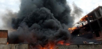 Fire accident in gaganpahad rubber fatory