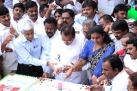 Ys jagan mohan reddy birthday celebrations in lotus pond