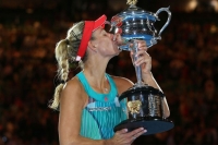 Angelique kerber stuns serena williams to win title