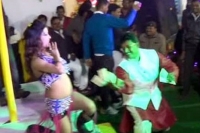 Jdu mla found pole dancing with bar dancer