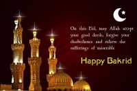 Bakrid is one of the most important muslim festivals