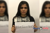 Chinmayi starts online petition against rape threat on twitter