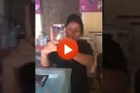 A cafe coffee day employee slapped a customer