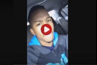 Reckless driver crashes on facebook live