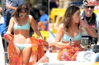 Emilia clarke shows off shapely figure in bikini in spain