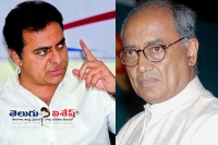 Ktr fire on digvijay singh over comments on telangana police