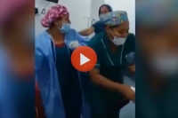 Medics dance around and mock patient before surgery