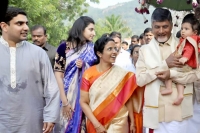 Ap cm chandrabau naidu very busy in birth day celebrations