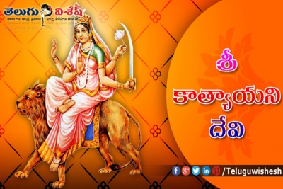 శరన్నవరాత్రులు ఐదవ రోజు    శ్రీ కాత్యాయని దేవి