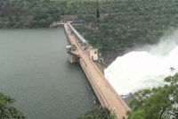 Srisailam dam got beauty with full water