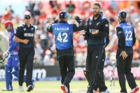 In quarter finals of world cup newzeland won the match by 143 runs