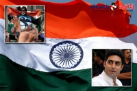 Case against amitabh bachchan abhishek over tricolour insult